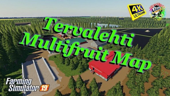 Карта «Tervalehti Multifruit» для Farming Simulator 2019