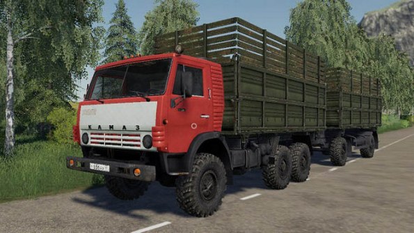 Мод «КамАЗ-4310» для Farming Simulator 2019