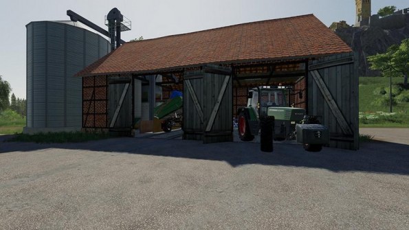 Мод «Barn With Silos» для Farming Simulator 2019