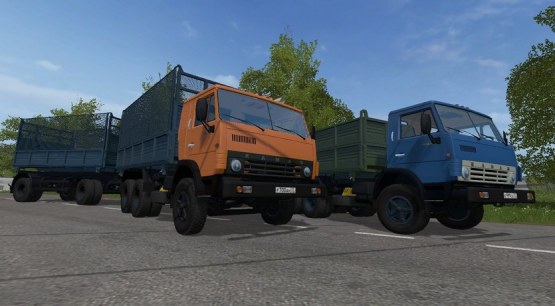 Мод грузовик «КамАЗ 55102» для Фермер Симулятор 2017