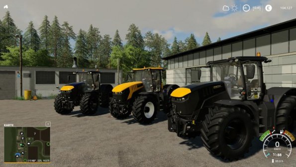 Мод «JCB Fastrac 8330 BIG» для Farming Simulator 2019