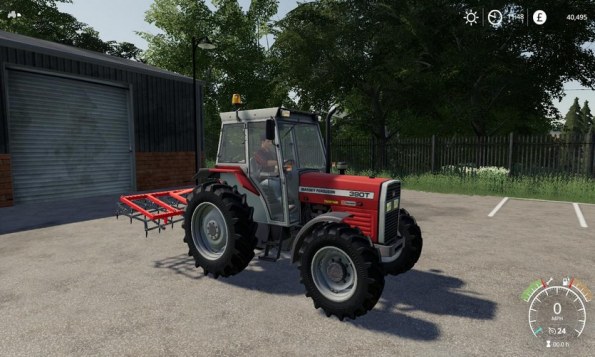 Мод «Massey Ferguson 390t» для Farming Simulator 2019