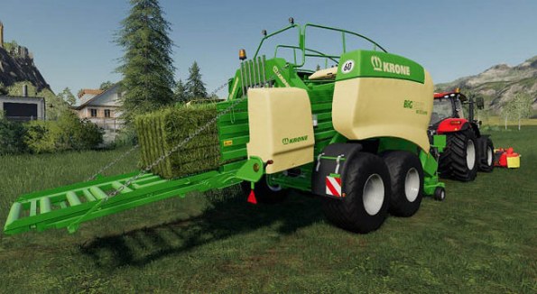 Мод «Krone Big Pack 1290HDPII» для Farming Simulator 2019