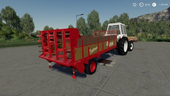 Мод «Krone Optimat 4-4.5 Tonner» для Farming Simulator 2019