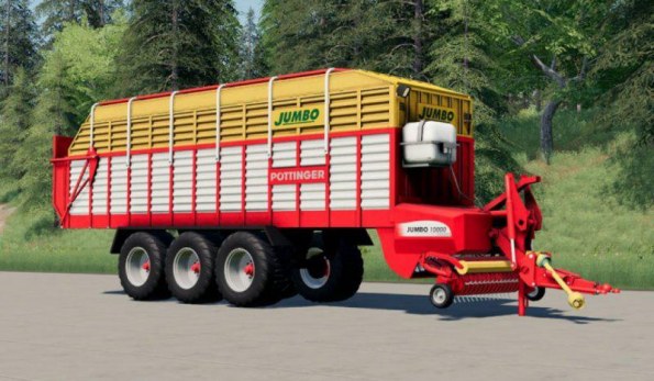 Мод «Pottinger Jumbo Loading Wagon (43000 Liters)» для FS 2019