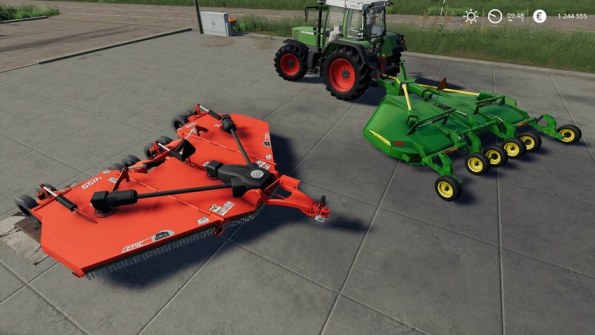 Мод «John deere HX 15 and RHINO 4155» для Farming Simulator 2019