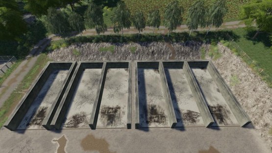 Мод «Bunker Silo Set» для Farming Simulator 2019