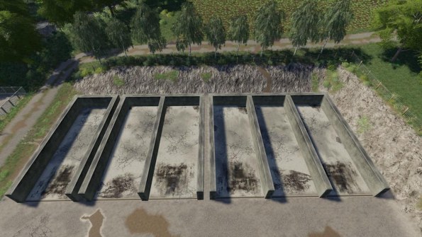 Мод «Bunker Silo Set» для Farming Simulator 2019