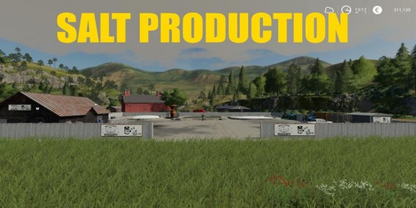 Мод «Производство соли - Salt Production» для Farming Simulator 2019