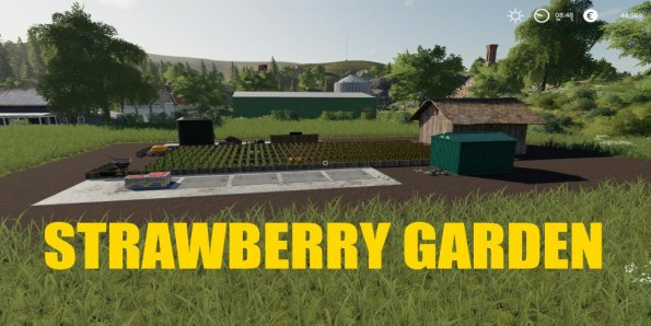 Мод «StrawBerry Garden» для Farming Simulator 2019