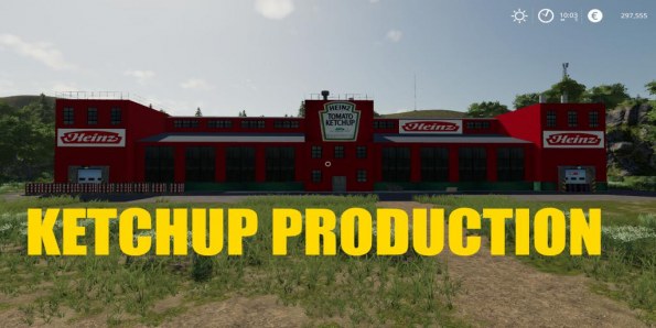 Мод «Ketchup Production» для Farming Simulator 2019