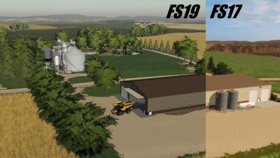 Карта «Windchaser Farm» для Farming Simulator 2019