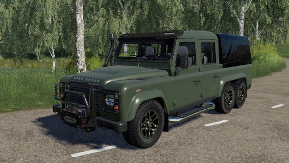 Мод «Land Rover Defender 110 6x6» для Farming Simulator 2019