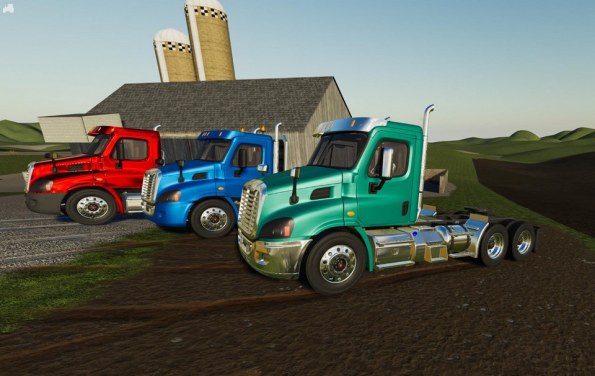 Мод «Freightliner Cascadia Day Cab» для Farming Simulator 2019