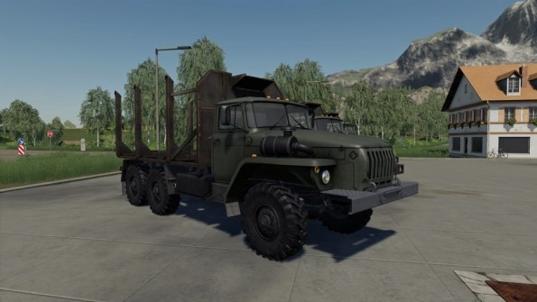Мод «Урал-4320 Лесовоз» для Farming Simulator 2019