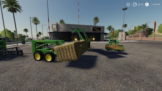 Мод «John Deere 90 Skidsteer (No Roll-cage)» для Farming Simulator 2019