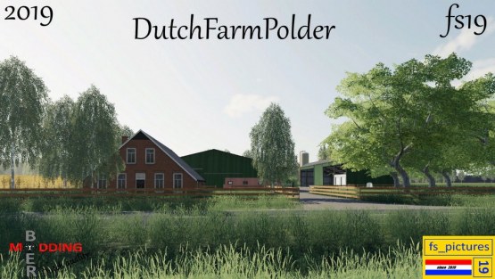 Карта «DutchFarmPolder» для Farming Simulator 2019