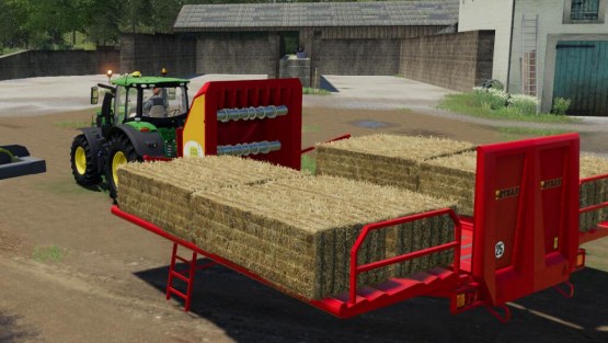 Мод «Straw Blower Gyrax BIG CONFORT» для Farming Simulator 2019