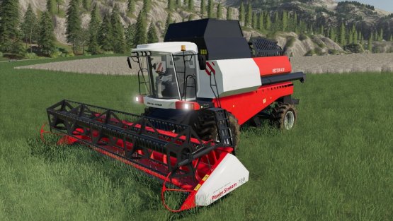 Мод комбайн «Rostselmash Vector 420» для Farming Simulator 2019