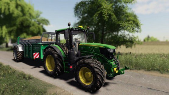 Мод «John Deere 6135R- 155R series» для Farming Simulator 2019