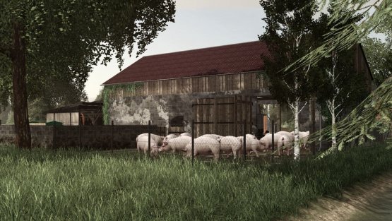 Мод «Buildings With Pigs» для Farming Simulator 2019