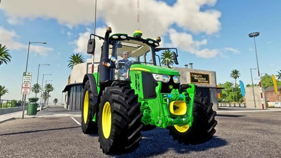 Мод «John Deere 6M Series 2020» для Farming Simulator 2019
