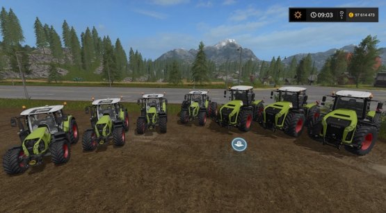 Мод «Claas Arion / Xerion Pack» для Farming Simulator 2017