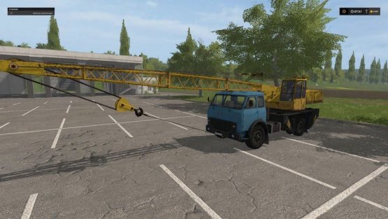 Мод «МАЗ-504 Автокран» для Farming Simulator 2017