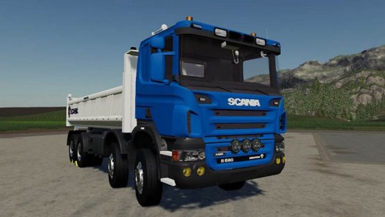 Мод «Scania 8x4 Tipper» для Farming Simulator 2019