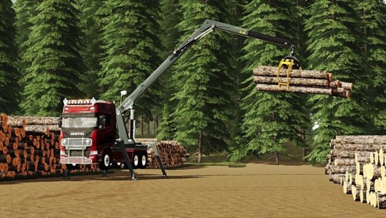 Мод «NMC Timber Loader» для Farming Simulator 2019