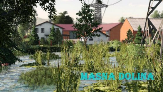 Карта «Masna Dolina» для Farming Simulator 2019