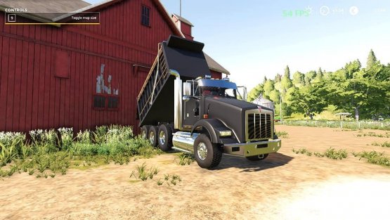 Мод «Kenworth T800 dump truck» для Farming Simulator 2019