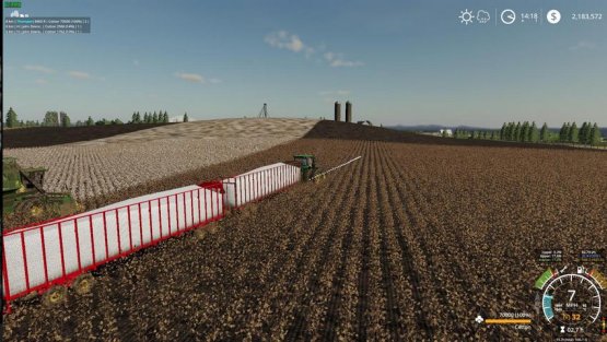 Мод «Peerless cotton wagon» для Farming Simulator 2019