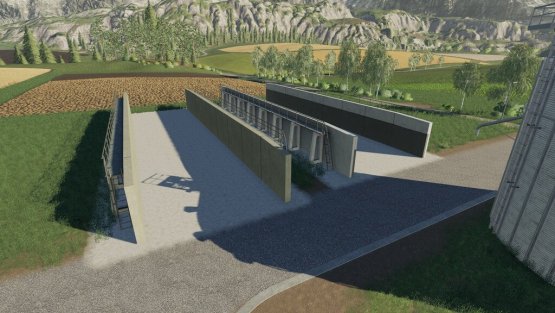 Мод «Concrete Bunker Set U» для Farming Simulator 2019