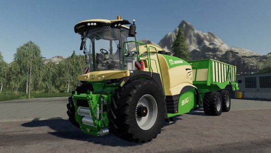 Мод «Krone Big X 1180 Cargo» для Farming Simulator 2019