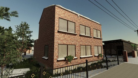 Мод «Big Brick House» для Farming Simulator 2019