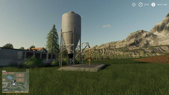 Мод «10m silo» для Farming Simulator 2019