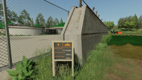 Мод «Bunker Silo Displays» для Farming Simulator 2019