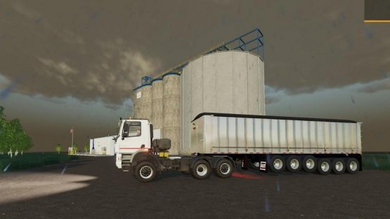 Мод «6 Axle Dump Trailer» для Farming Simulator 2019