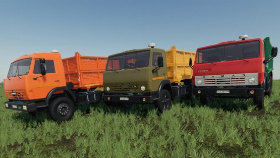 Мод «Камаз 55102» для Farming Simulator 2019