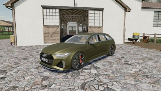 Мод «Audi RS6 Avant 2020» для Farming Simulator 2019