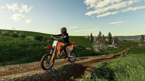 Мод «Motocross Dirt Bike» для Farming Simulator 2019