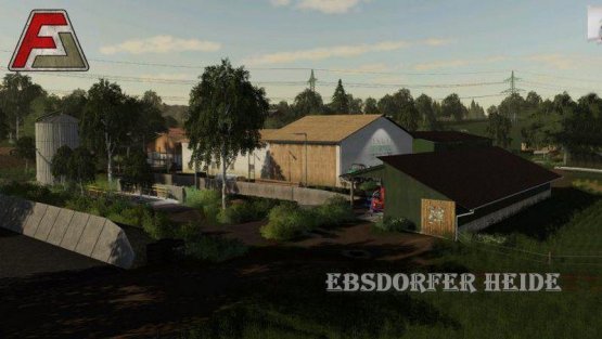 Карта «Ebsdorfer Heide» для Farming Simulator 2019