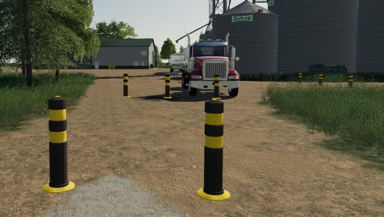 Мод «Hydraulic Bollard» для Farming Simulator 2019