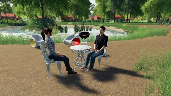 Мод «Garden Furniture Set» для Farming Simulator 2019