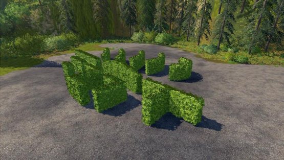 Мод «Hedge Fences Pack» для Farming Simulator 2019
