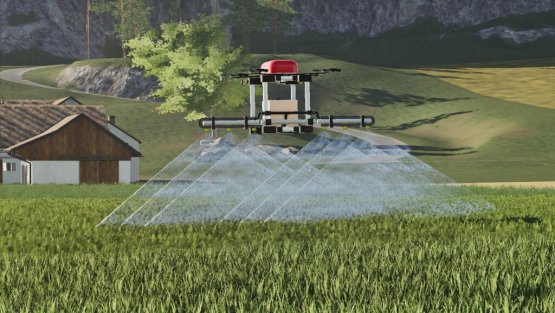 Мод «Agricultural Drone» для Farming Simulator 2019