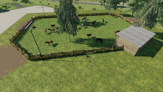 Мод «Big Horse Stable» для Farming Simulator 2019
