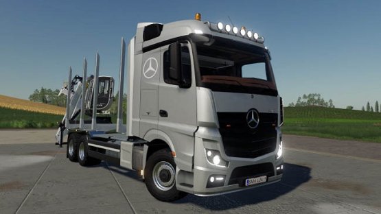Мод «Mercedes-Benz Actros Forest Truck» для Farming Simulator 2019