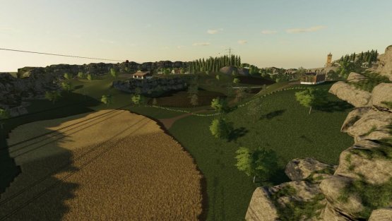Карта «Meadow Valley» для Farming Simulator 2019